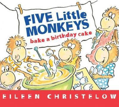 Libro Five Little Monkeys Bake A Birthday Cake - Eileen C...