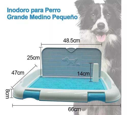  Inodoro para perros para mascotas de interior, caja de arena  portátil para mascotas, caja de arena para perros de malla para  entrenamiento de perros, caja de arena para perros pequeños y