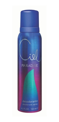 Desodorante Mujer Ciel Paradise Spray Original 123ml 