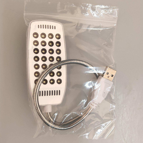 Lámpara De Lectura Portátil Usb Con 28 Luces Led Brillantes