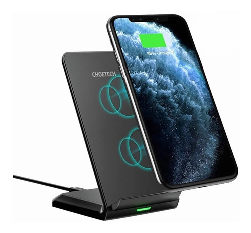 Choetech Cargador Inalámbrico Rápido Universal Soporte Qi 