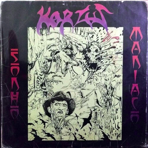 Lp Korzus Sonho Maníaco 1987 Devil Discos Com Encarte