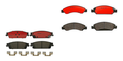 Combo De Balatas Cerámicas Delanteras Y Traseras Tahoe 15-20