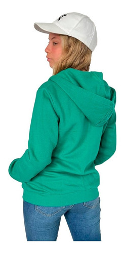 Imagen 3 de 10 de Canguro Malibu Friza Mujer Verde