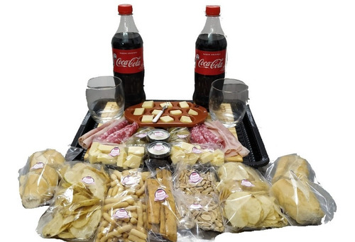 Imagen 1 de 8 de Picada A Domicilio C/coca Cola + Tabla Regalo - (p/2)
