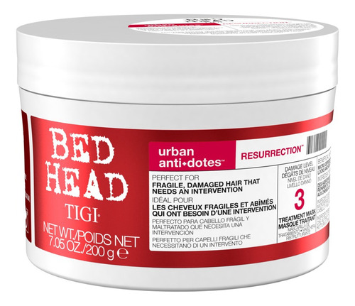 Máscara Capilar Urban Antidotes 3 Resurrection 200g Bed Head