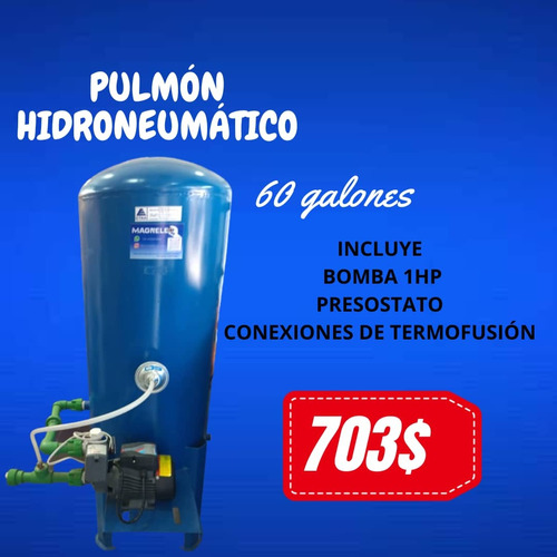 Pulmón Hidroneumático 60 Galones