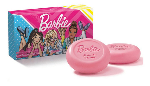 Imagem 1 de 1 de Sabonete Em Barra Barbie 2x70g - Jequiti