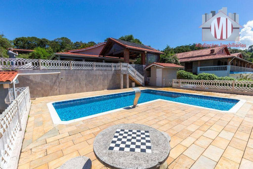 Imagem 10 de 28 de Ótima Chácara Com 2 Dormitórios, Piscina, Pomar, Salão De Jogos, Bem Localizada, À Venda, 1500 M² Por R$ 450.000 - Zona Rural - Pinhalzinho/sp - Ch1032