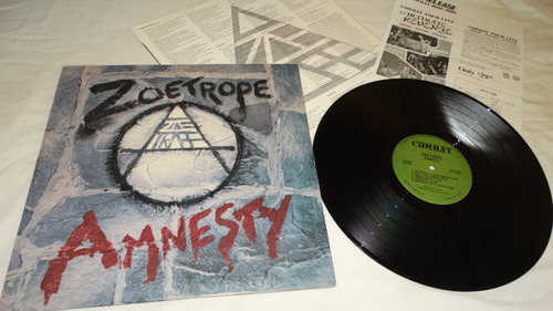 Zoetrope - Amnesty '1985 (combat Green Label Merch Insert) (