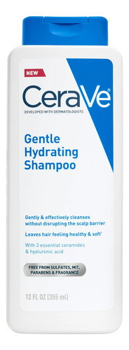 Shampoo Hidratante Cerave 355 Ml Sin Fragancia