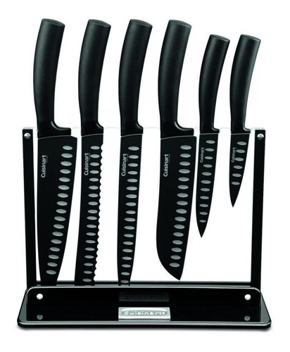 Set De Cuchillos De 7 Piezas Cuisinart Classic Color Negro