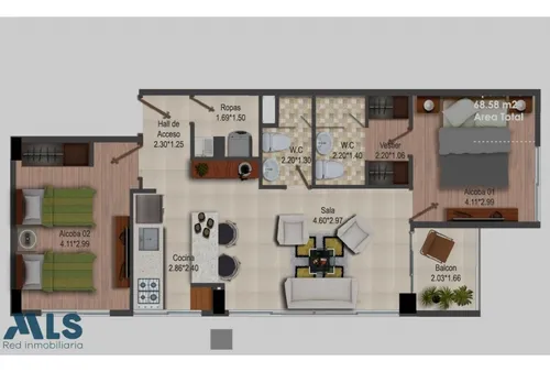 Tu Nuevo Hogar De 68 M² Con Estilo, Confort Y Ubi...(mls#251893)