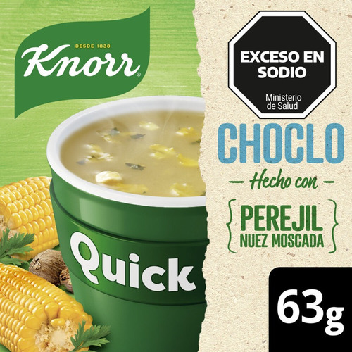 Knorr Sopa Instantanea Quick Choclo Perejil X 5 Sobres