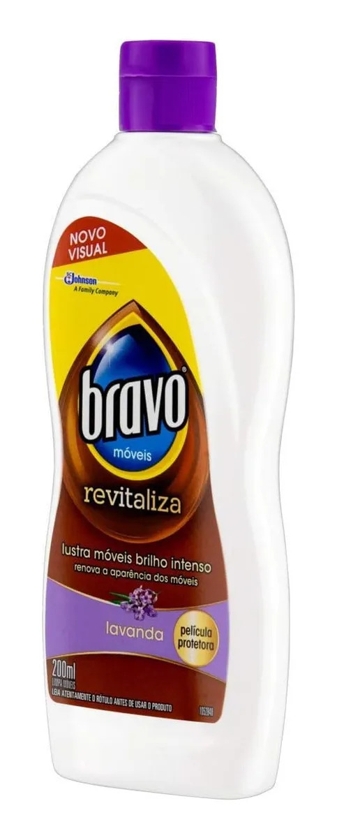 Bravo Lustra Móveis Lavanda Revitaliza 200ml