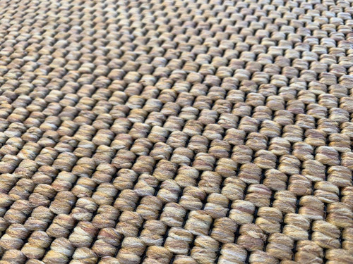Imagen 3 de 8 de Alfombra Simil Yute Rustica Beige Sisal 150x200cm
