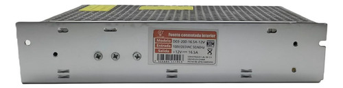Fuente Poder Drive Construled 16.5a 12vreales 200w 110-220v