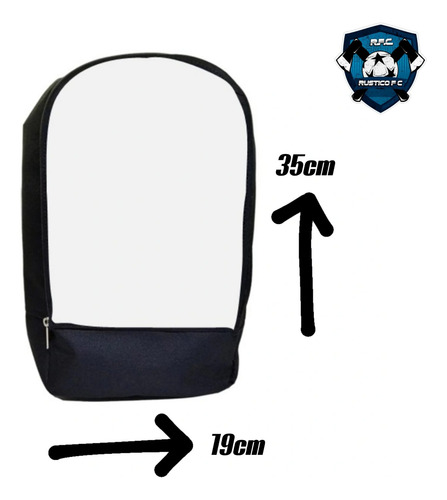 Botinero Deportivo Personalizados Boca Roman Negro