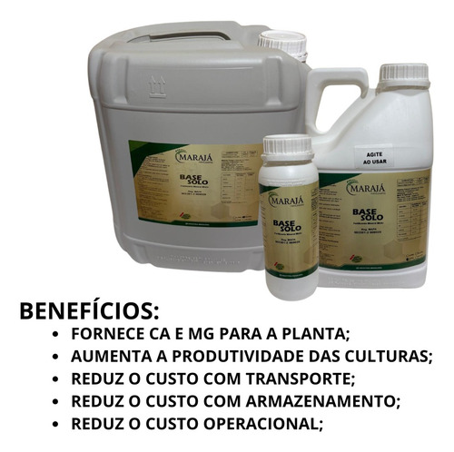Calcario Concentrado Calcio E Magnesio Para Café Conilon 05l