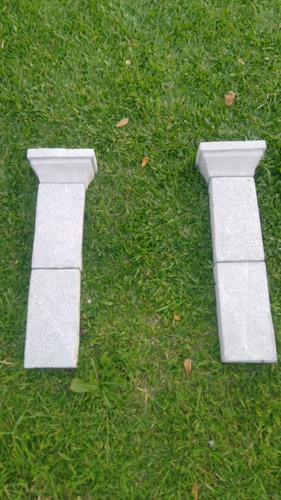 Imagen 1 de 3 de Columnas De Piedra Para Estufa A Leña