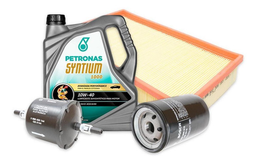 Kit Filtros + Aceite Syntium Vw Santana 2.0i Desde 2003