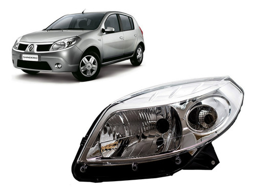 Optica Renault Sandero 2008 2009 2010 2011 Izquierda