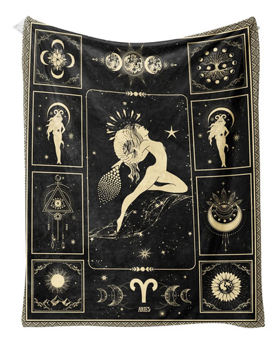 Manta Del Signo De Constelación De Aries Astrología S...