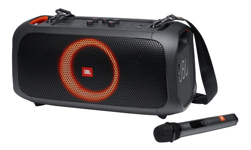 Parlante Jbl Partybox On The Go 100w Bt + Micrófono - Cover