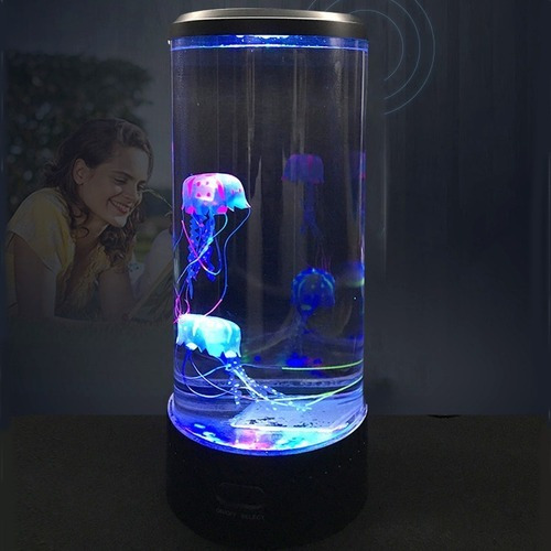 Lámpara Medusa Luz Led Decorativa 6 Colores 3d Usb