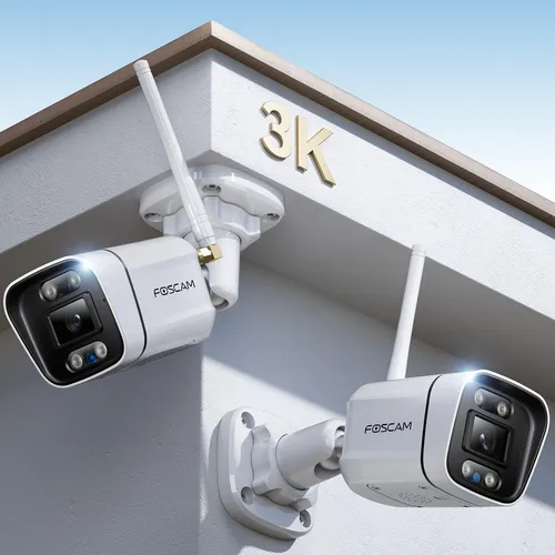 Foscam Cámaras De Seguridad 3k 5mp Inalámbricas Para Exte.