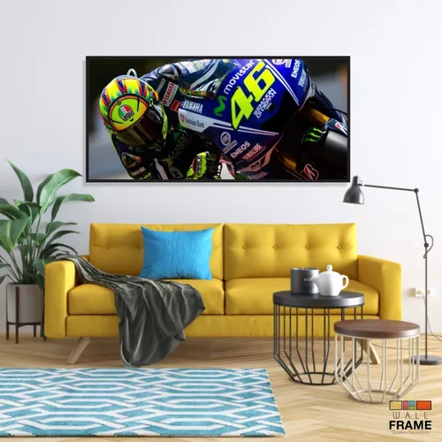 Quadro Decorativo Veículo Motos Em Corrida VEIM043