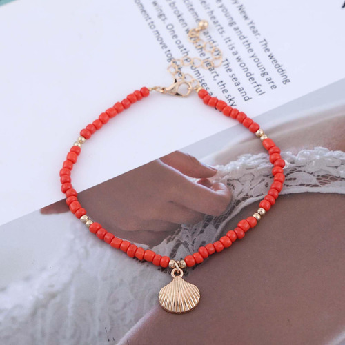 Andelaisi Boho Pulseras De Tobillo Con Cuentas De Semillas,