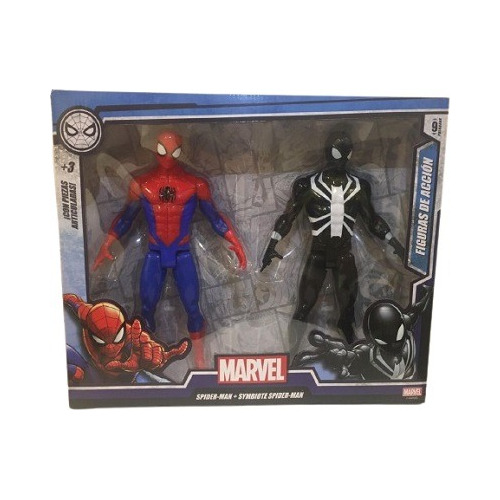 Pack De Figuras 9   X 2 Spiderman + Simbionte Spiderman