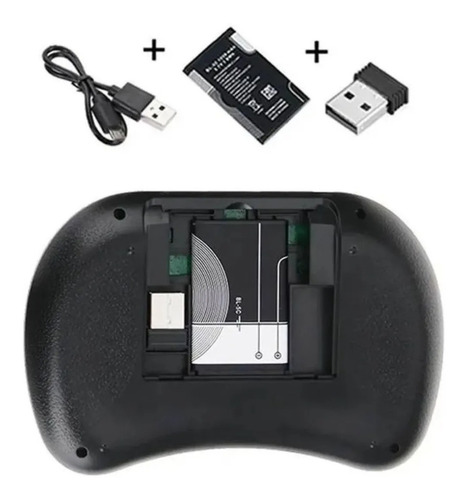 Maka Mini Teclado Con Luz Inalámbrico Touchpad Smart Tv Pc