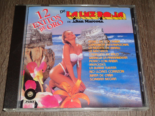 12 Éxitos De Oro De La Luz Roja De San Marcos, Cd Puma 1993