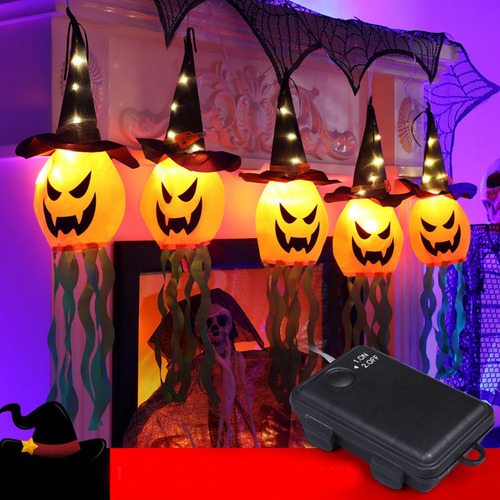 2 Piezas De Luces Led De Cadena Decoración De Halloween