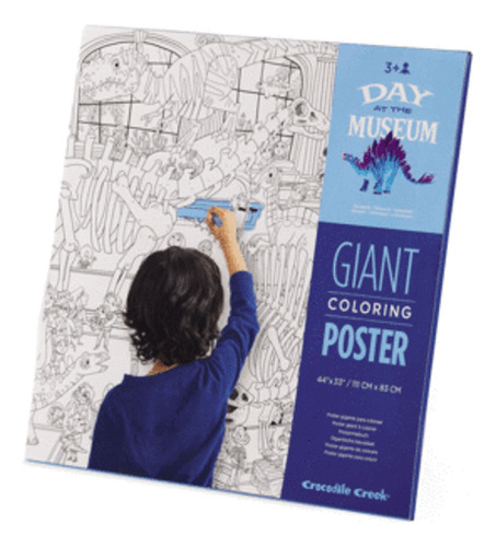 Libro Giant Coloring Poster Day At The Museum