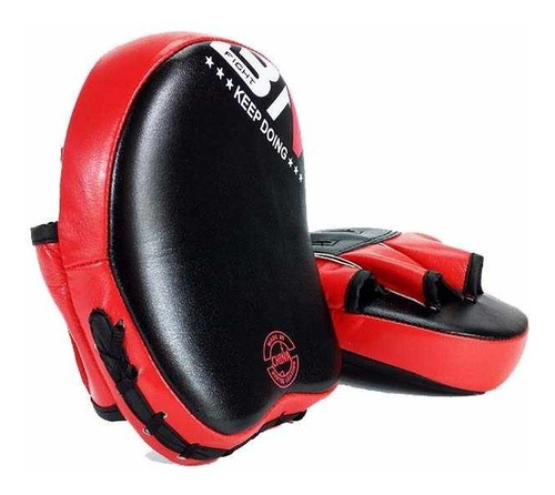 Manoplas Mitts Curvas Bn De Pu Muay Thai Mma Boxeo (1 Par) 2