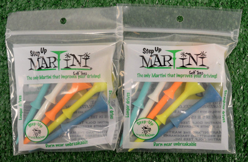 Martini Tee Golf Step Up Multi Color 2 Packs 11919