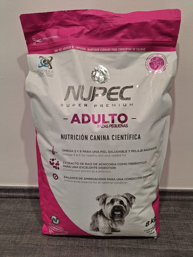 Nupec Nutrición Científica Adulto Razas Pequeñas 8kg