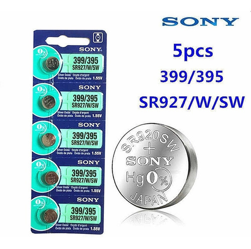 5 Pilas Sony Sr927 / 399 / 395 / Lr927 / Ag7 / 927