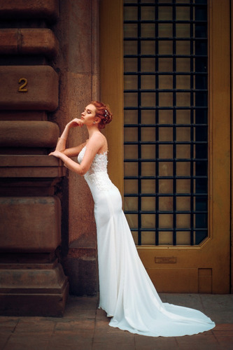 Imagen 3 de 3 de Vestido De Novia Modelo Merci Mátug
