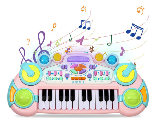 Cozybuy Teclado De Juguete De Piano Para Niños Pequeños, .