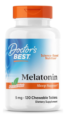 Melatonina 5mg | Descanso Profundo | 120 Tab Masticables Sabor Sin Sabor