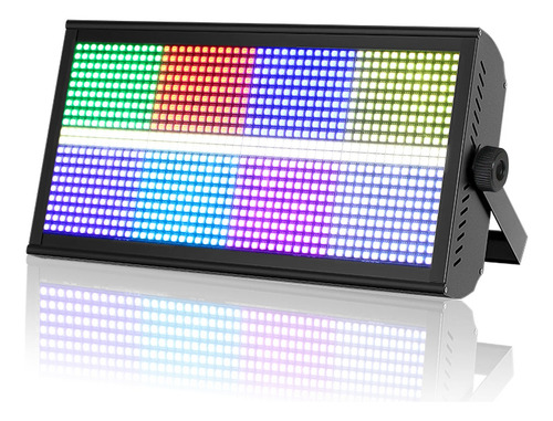 Kit 2 Strobo Led Smd Profissional Dmx 1000w Rgbw 3 Em 1