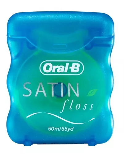 Hilo Dental Oral-b Satin Floss Sabor Menta 2/50m Americano