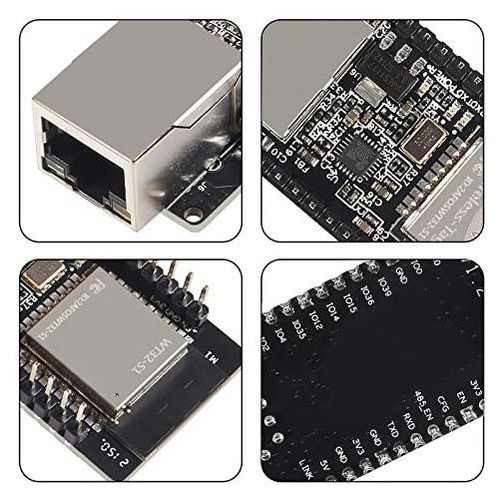 Paquete De 2 Módulos Dweii Wt32-eth01 Esp32 Ethernet Wifi Bl