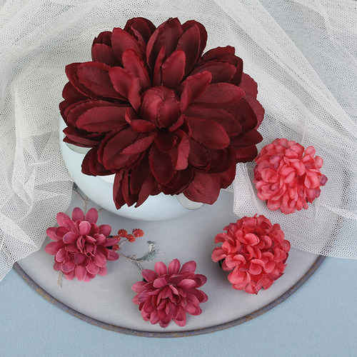 Set De Accesorios Hanfu En Forma De Horquilla Con Flores De