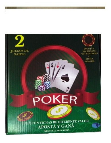 Juego De Poker En Caja Rueste 1242