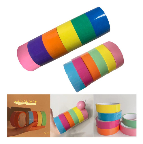 12x Cintas Rodantes De Bolas Adhesivas Diy, Juguetes 3,6 Cm